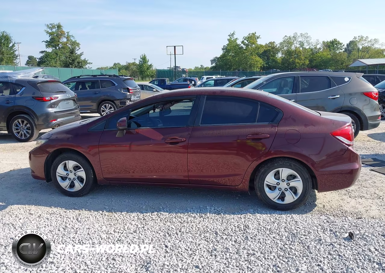 2013 Honda Civic Lx VIN:19XFB2F54DE225831 - 14