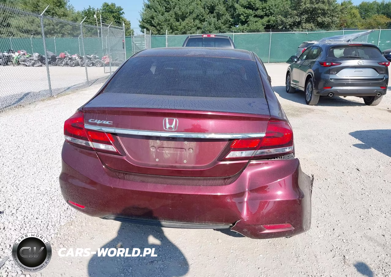 2013 Honda Civic Lx VIN:19XFB2F54DE225831 - 16