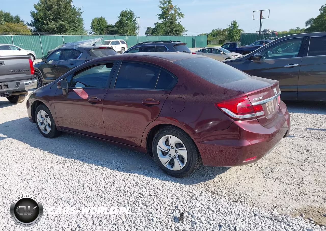 2013 Honda Civic Lx VIN:19XFB2F54DE225831 - 3