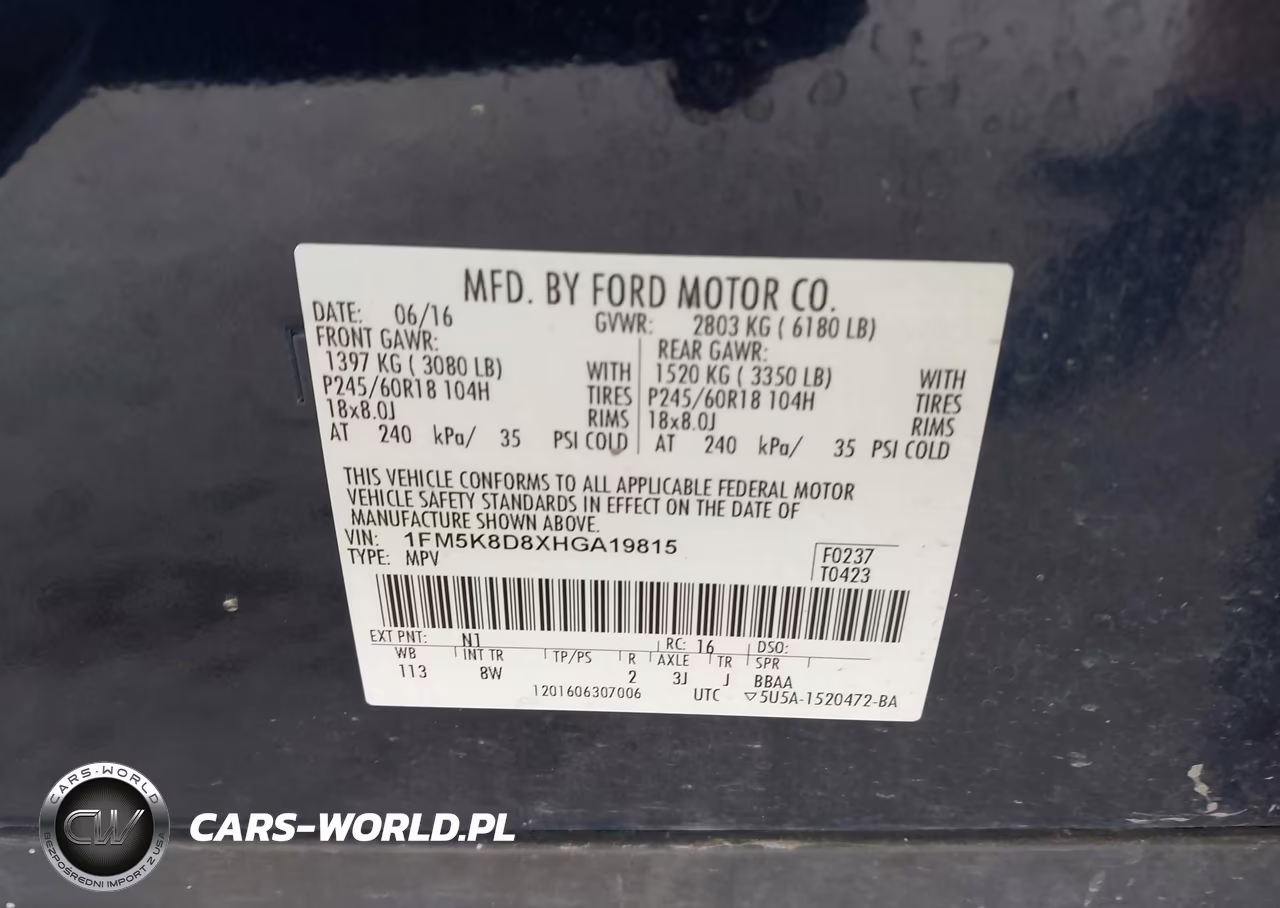 2017 Ford Explorer Xlt VIN:1FM5K8D8XHGA19815 - 9
