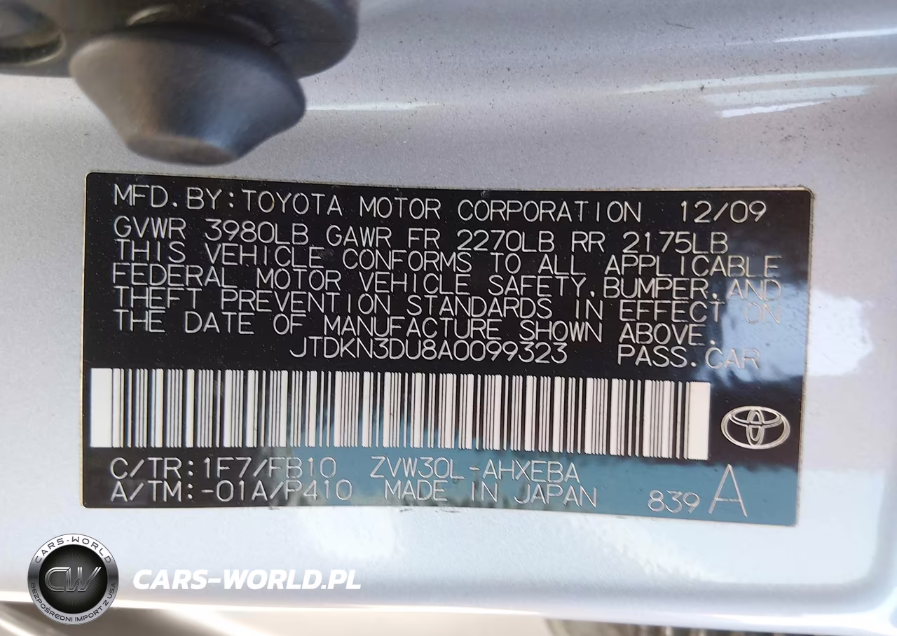 2010 Toyota Prius Ii VIN:JTDKN3DU8A0099323 - 9