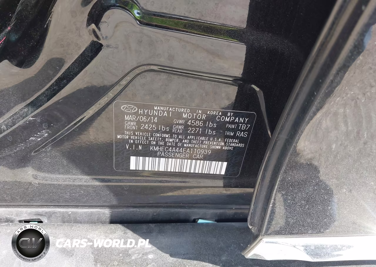 2014 Hyundai Sonata Hybrid Limited VIN:KMHEC4A44EA110939 - 9