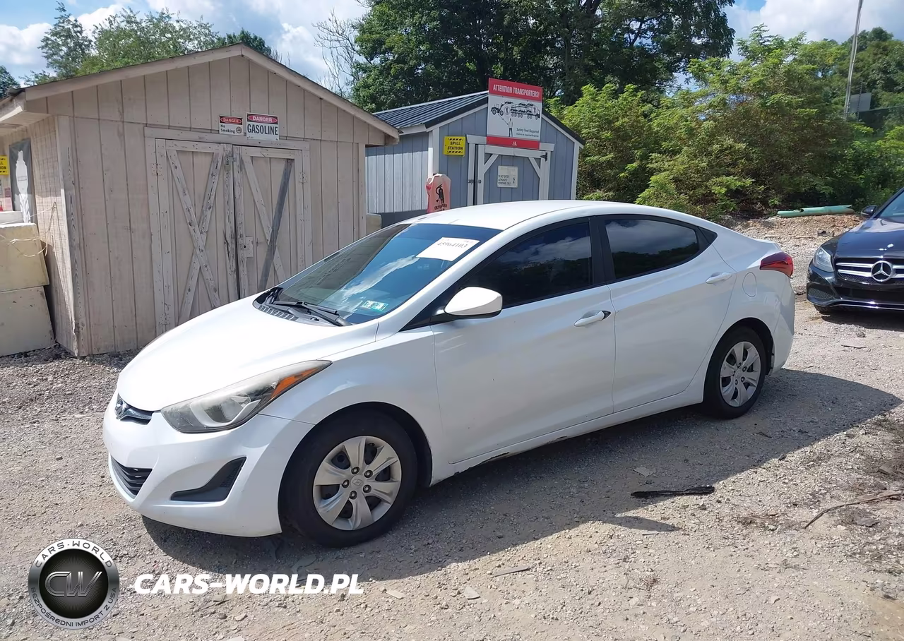 2016 Hyundai Elantra Se VIN:5NPDH4AE9GH665133 - 2