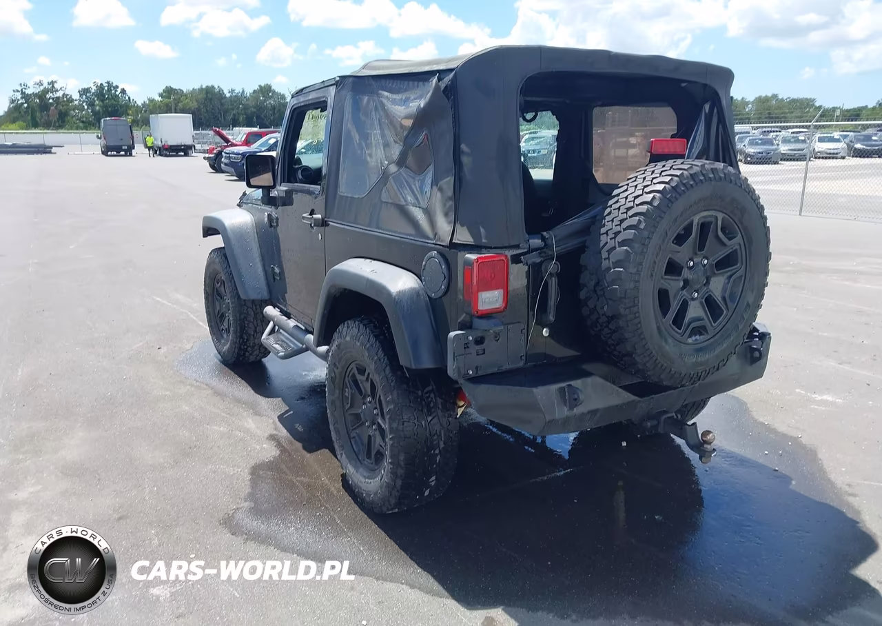 2014 Jeep Wrangler Willys Wheeler VIN:1C4AJWAG9EL223904 - 3