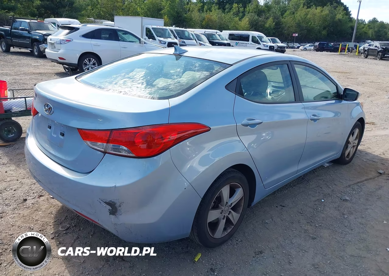 2011 Hyundai Elantra Gls (Ulsan Plant) VIN:KMHDH4AE1BU150556 - 4