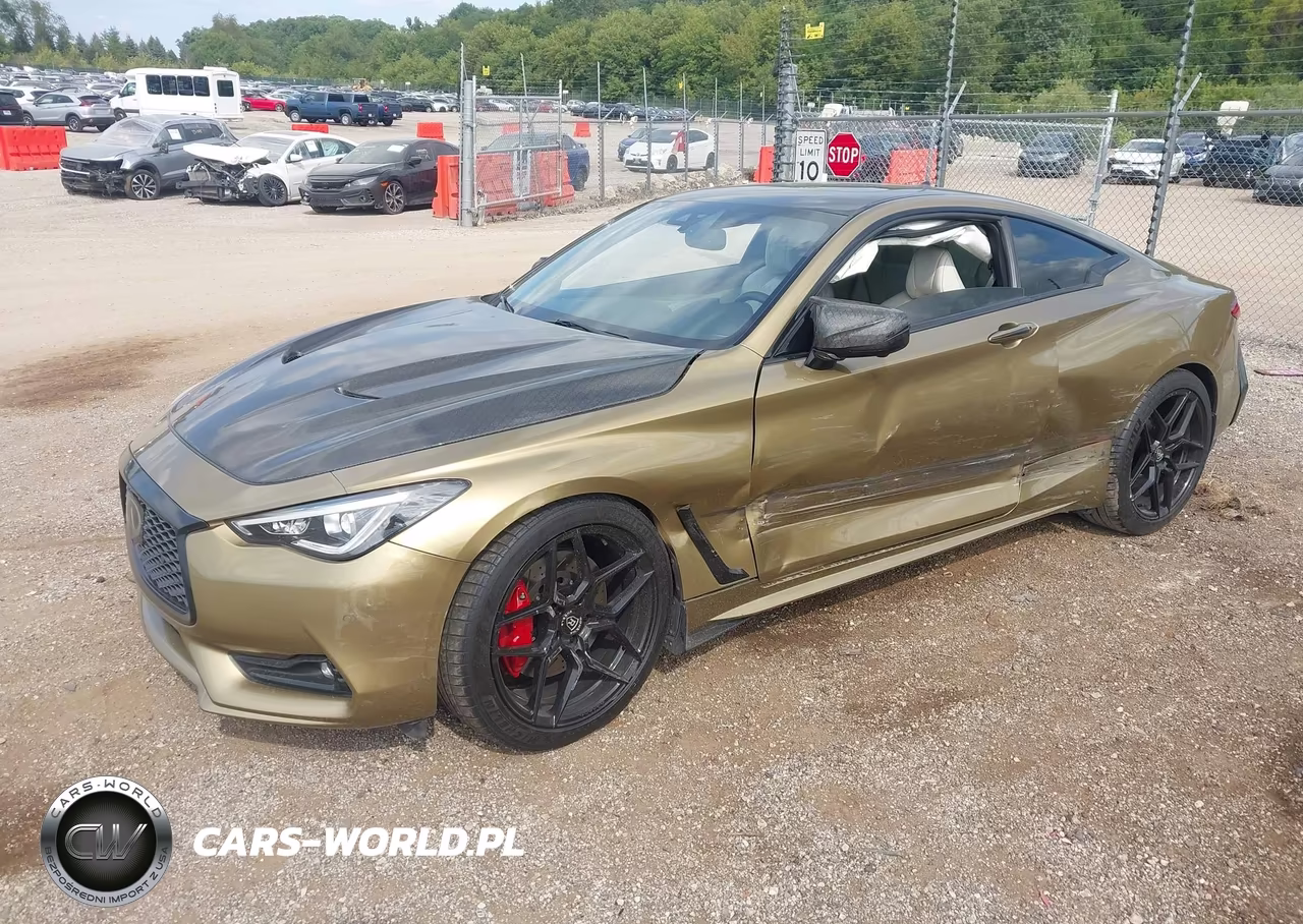 2018 Infiniti Q60 3.0T Red Sport 400 VIN:JN1FV7EL3JM630549 - 2