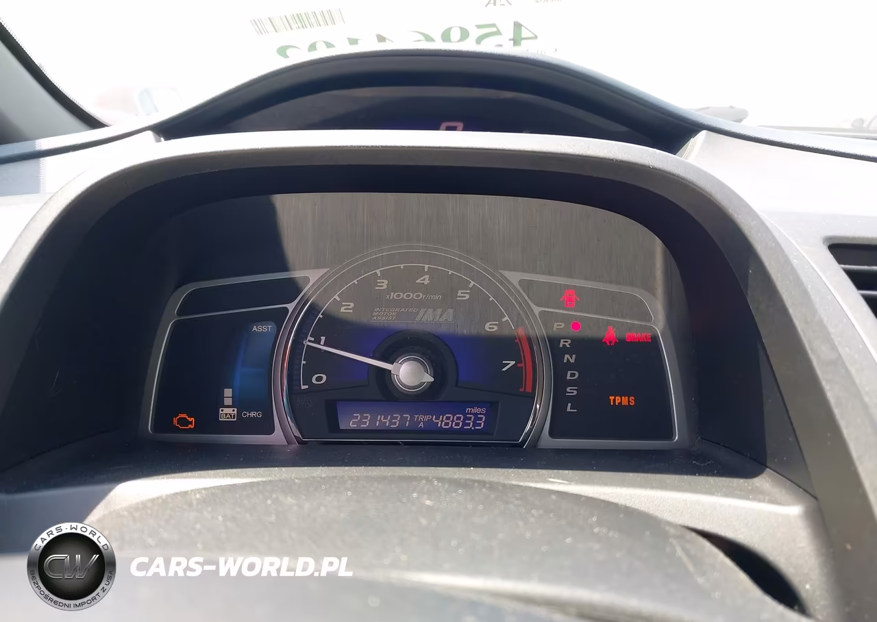 2009 Honda Civic Hybrid VIN:JHMFA36229S008151 - 7