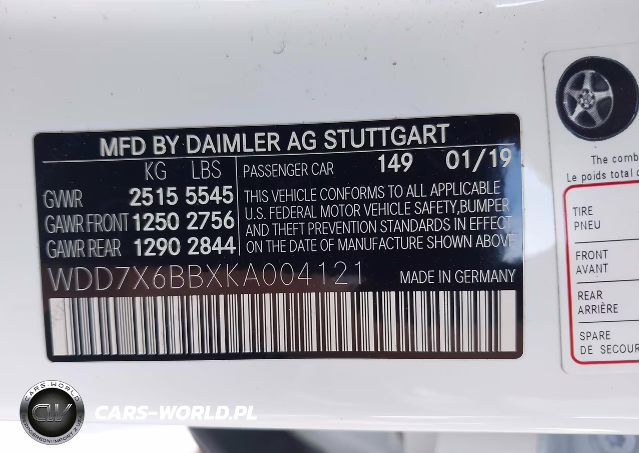 2019 Mercedes-Benz Amg Gt 53 4-Door Coupe VIN:WDD7X6BBXKA004121 - 9