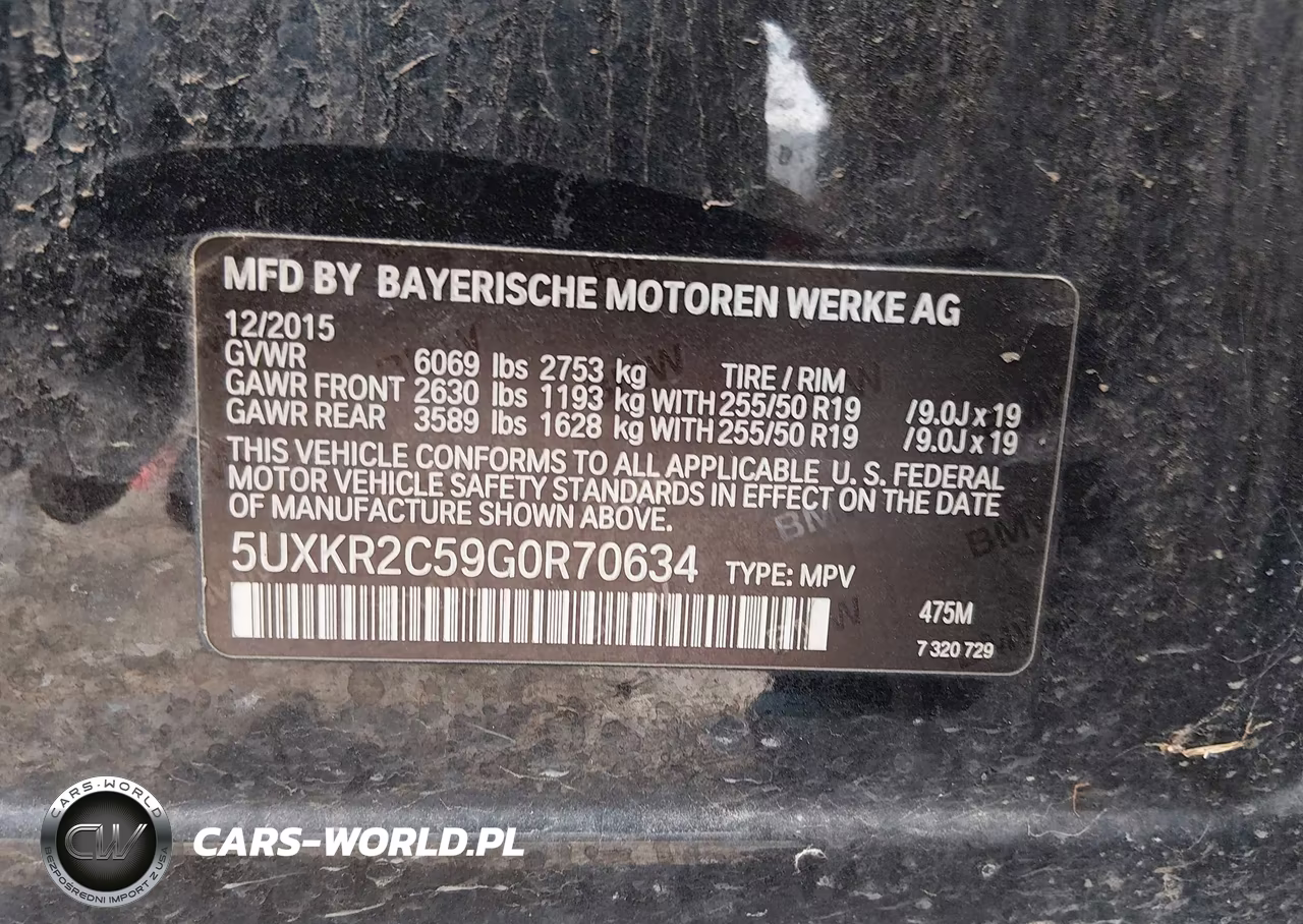 2016 BMW X5 Sdrive35I VIN:5UXKR2C59G0R70634 - 9