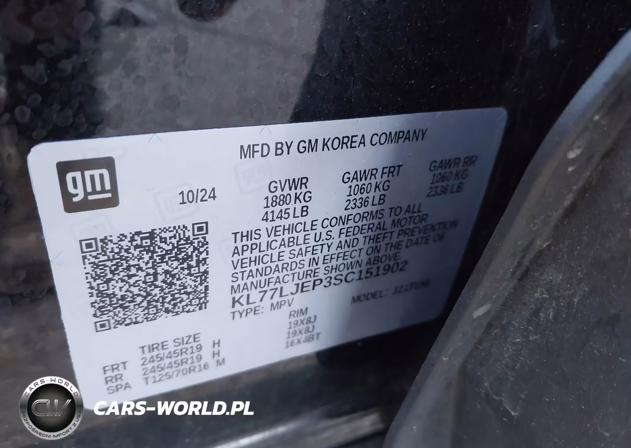2025 Chevrolet Trax Fwd 2Rs VIN:KL77LJEP3SC151902 - 9