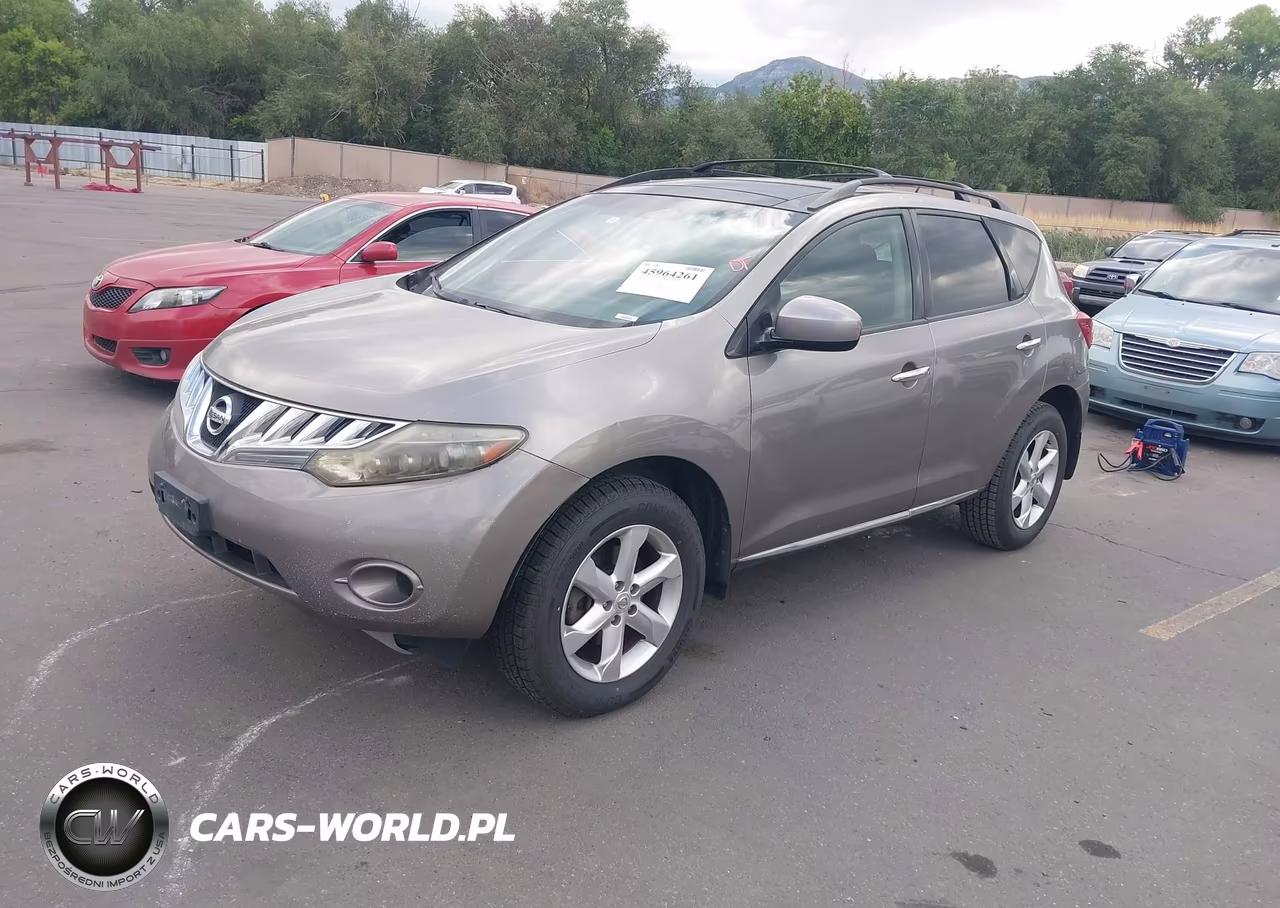 2009 Nissan Murano Sl VIN:JN8AZ18U39W002332 - 2