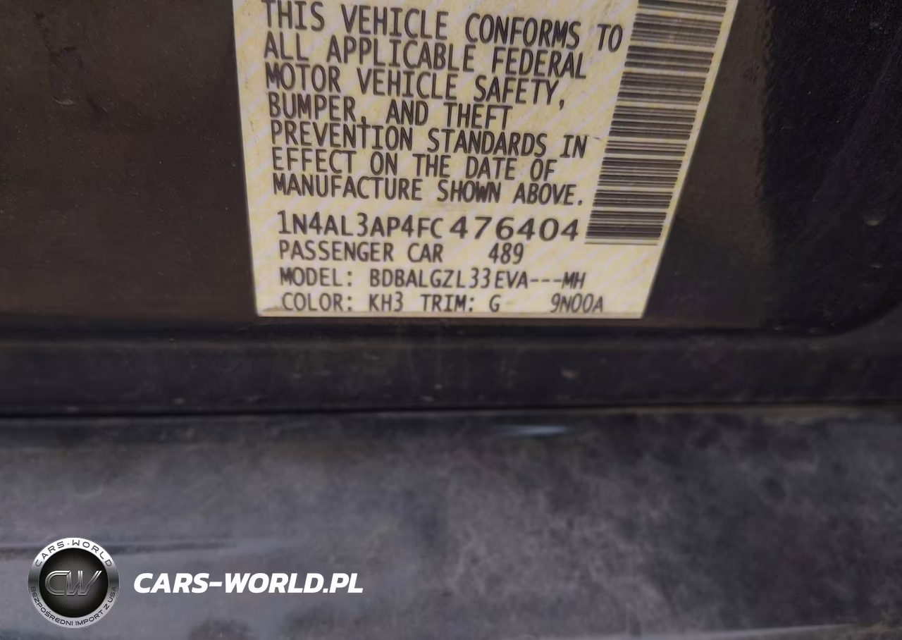 2015 Nissan Altima 2.5 S VIN:1N4AL3AP4FC476404 - 9
