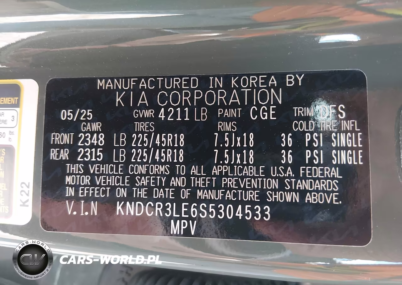 2025 Kia Niro Ex Touring VIN:KNDCR3LE6S5304533 - 9