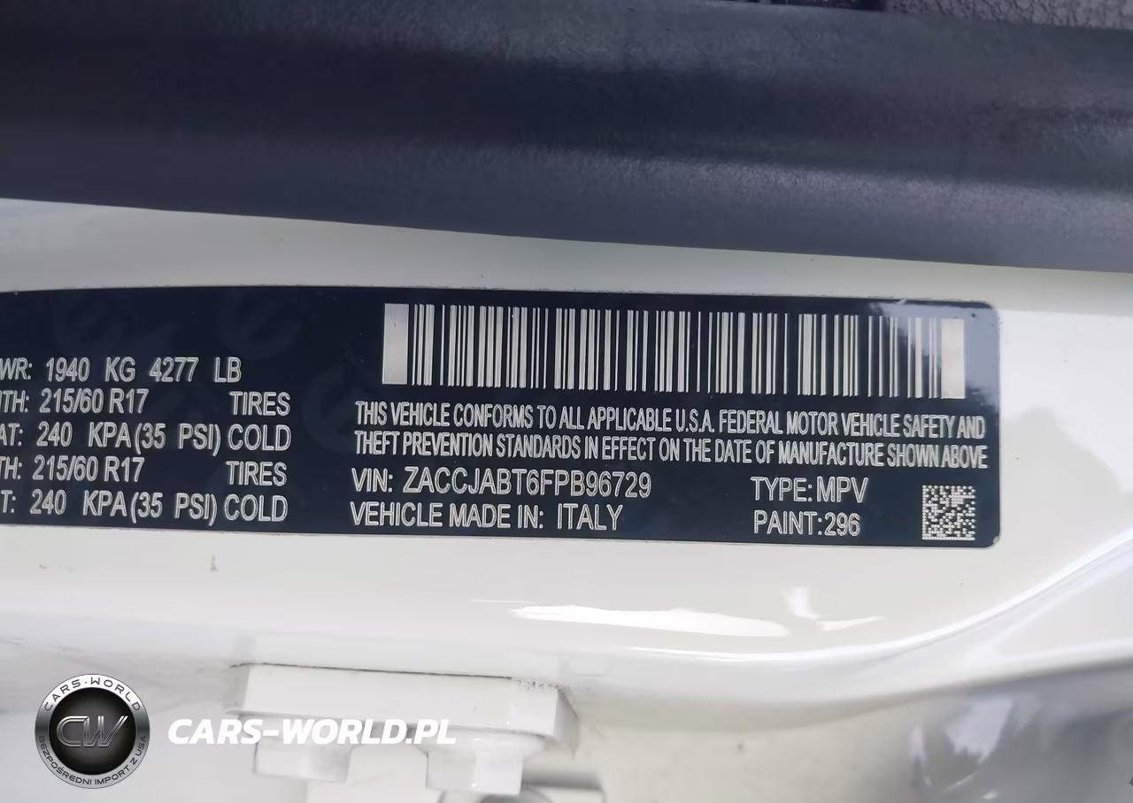 2015 Jeep Renegade Latitude VIN:ZACCJABT6FPB96729 - 9