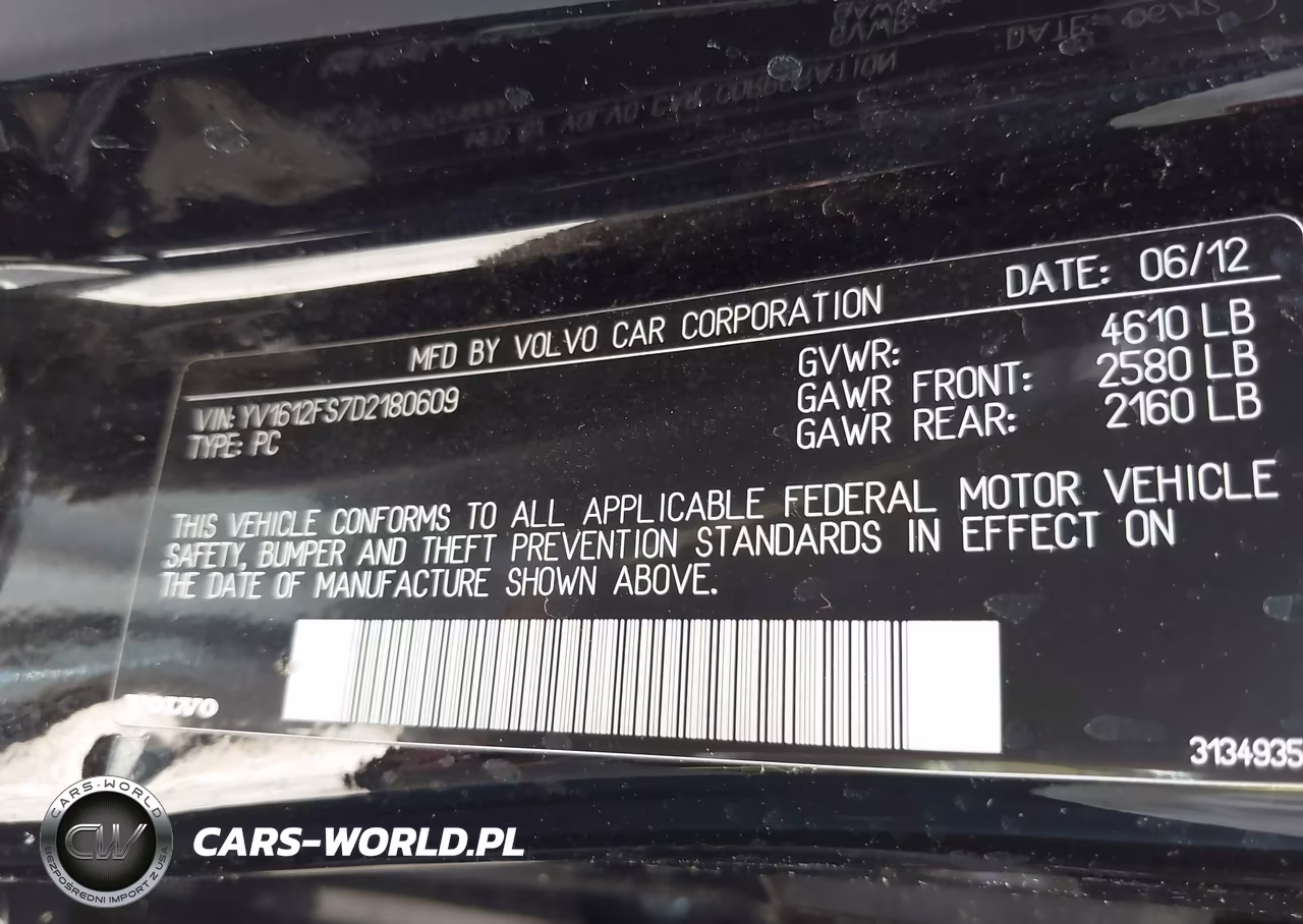 2013 Volvo S60 T5 VIN:YV1612FS7D2180609 - 9