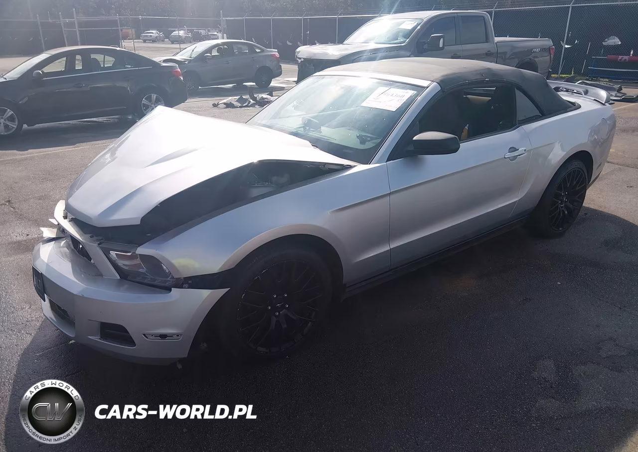 2012 Ford Mustang V6 VIN:1ZVBP8EM9C5257161 - 2