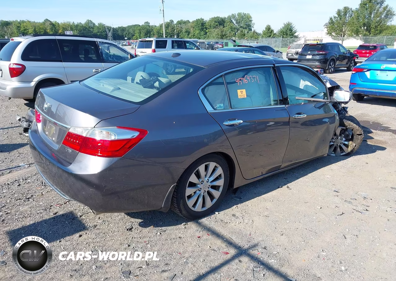 2014 Honda Accord Ex-L V-6 VIN:1HGCR3F83EA039766 - 4