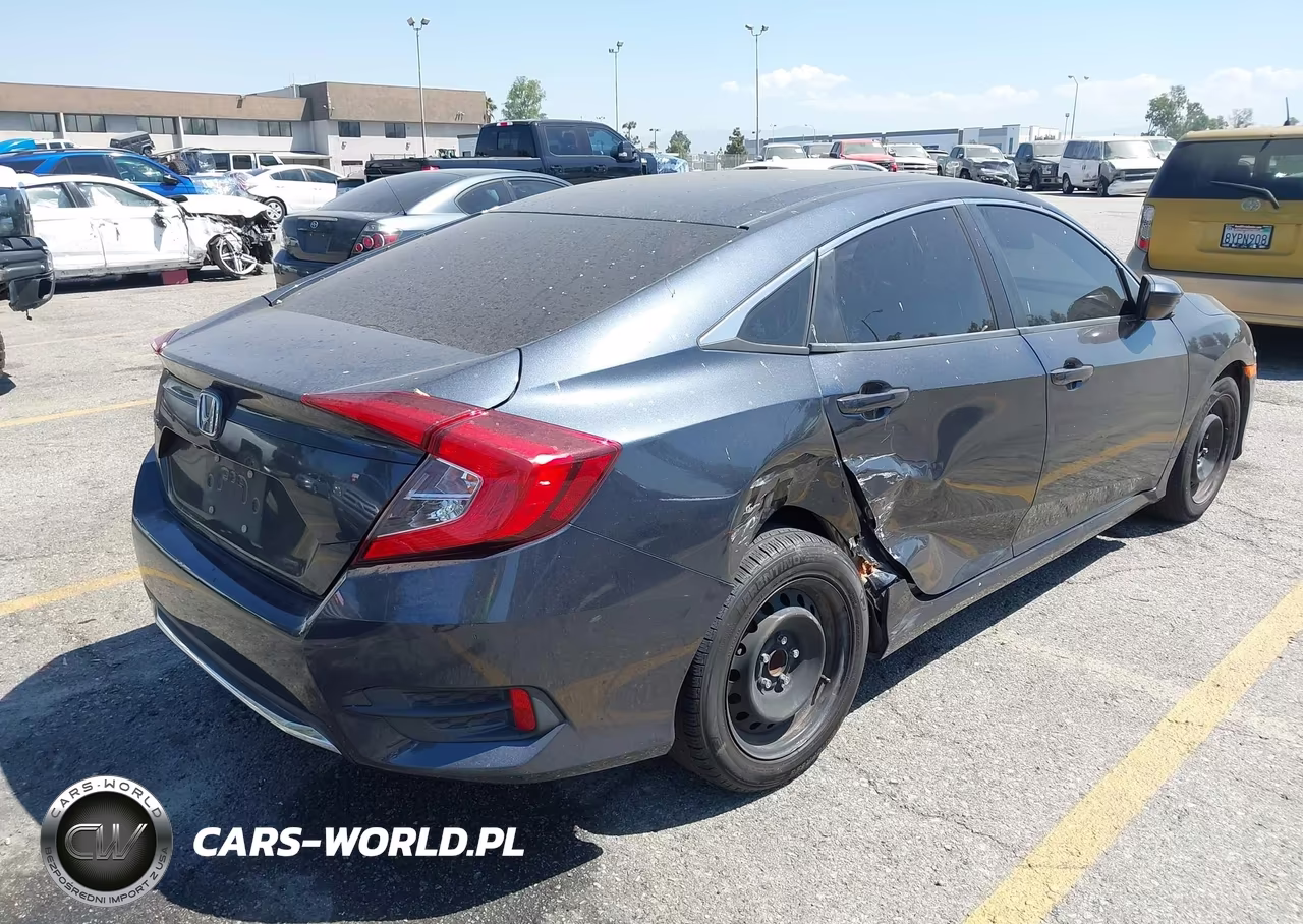 2020 Honda Civic Lx VIN:2HGFC2F66LH582468 - 4