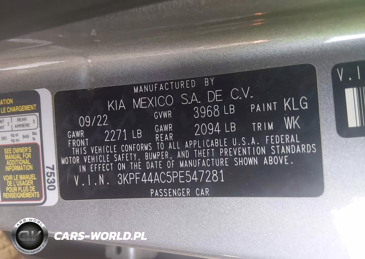 2023 Kia Forte Gt VIN:3KPF44AC5PE547281 - 9