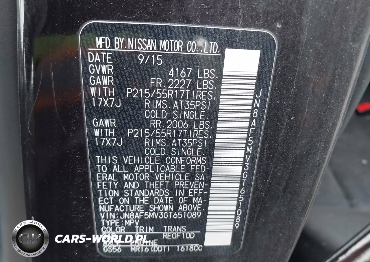 2016 Nissan Juke Sv VIN:JN8AF5MV3GT651089 - 9