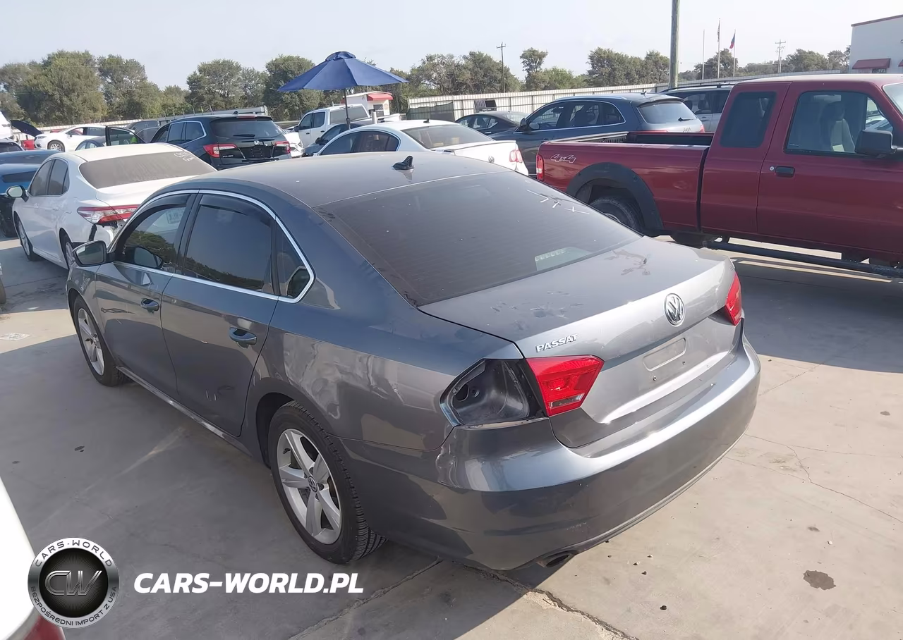 2013 Volkswagen Passat 2.5L Se VIN:1VWBP7A32DC138274 - 3