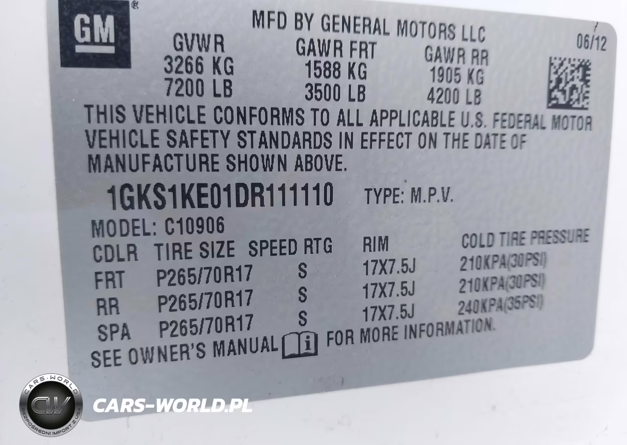 2013 GMC Yukon Xl 1500 Slt VIN:1GKS1KE01DR111110 - 9