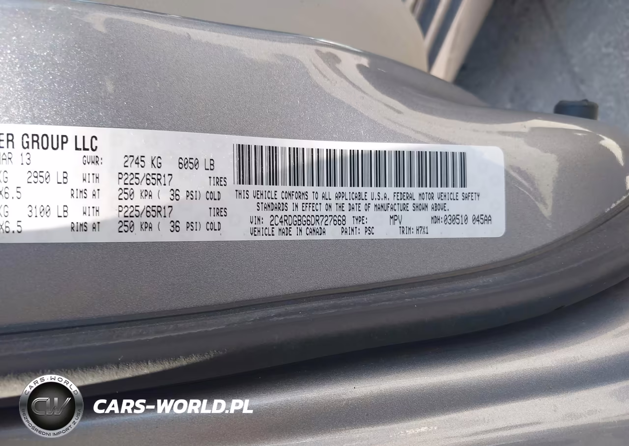 2013 Dodge Grand Caravan Se VIN:2C4RDGBG6DR727668 - 9