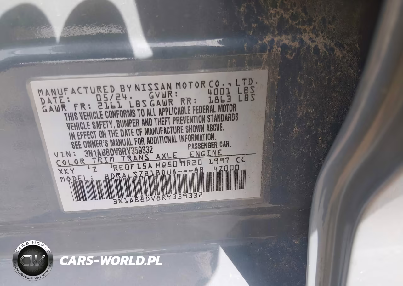 2024 Nissan Sentra Sr Xtronic Cvt VIN:3N1AB8DV8RY359332 - 9