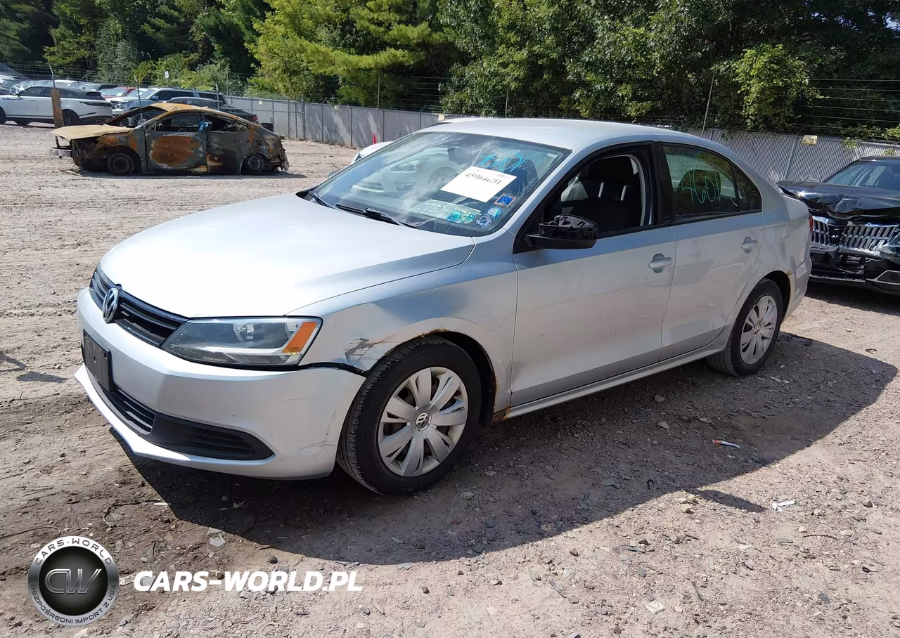 2011 Volkswagen Jetta 2.0L S VIN:3VW1K7AJ9BM372593 - 2