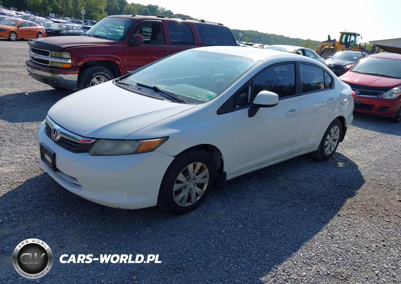 2012 Honda Civic Lx VIN:2HGFB2F59CH300401 - 2
