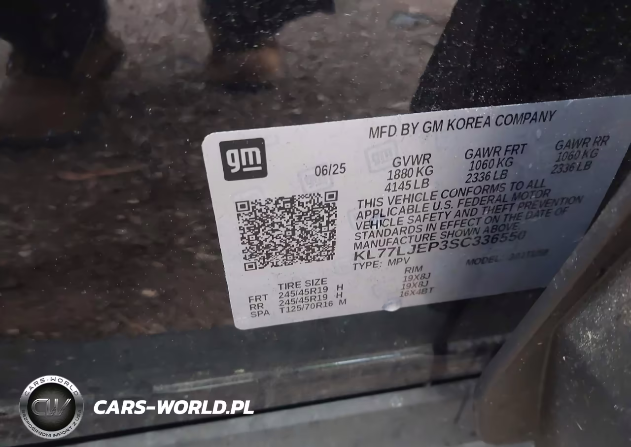 2025 Chevrolet Trax Fwd 2Rs VIN:KL77LJEP3SC336550 - 9