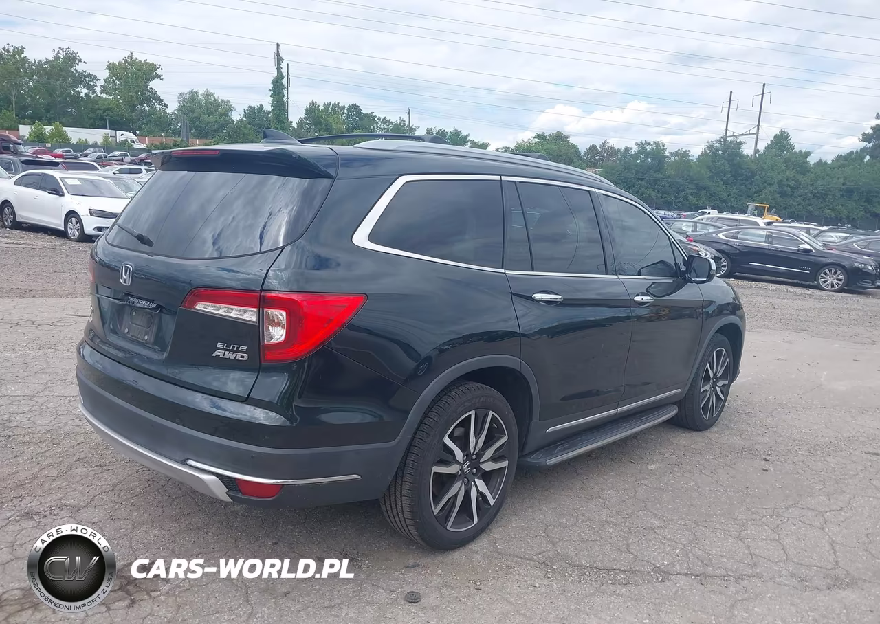2019 Honda Pilot Elite VIN:5FNYF6H0XKB019801 - 4