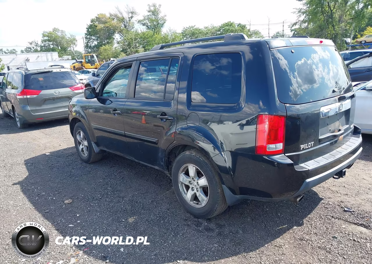 2010 Honda Pilot Ex-L VIN:5FNYF4H57AB013338 - 3