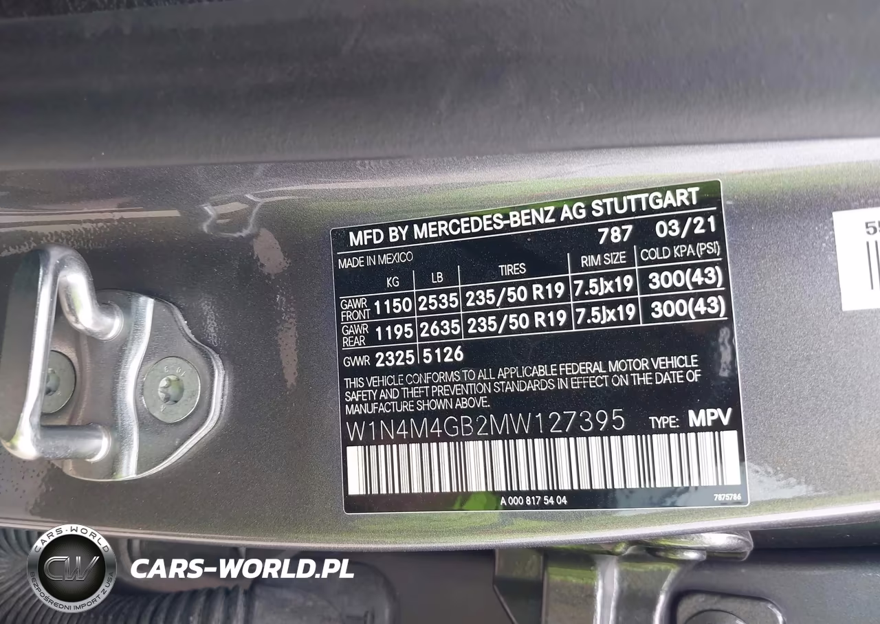 2021 Mercedes-Benz Glb 250 VIN:W1N4M4GB2MW127395 - 9