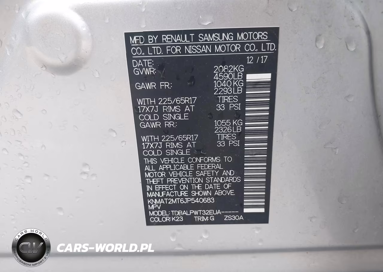 2018 Nissan Rogue S VIN:KNMAT2MT6JP540683 - 9