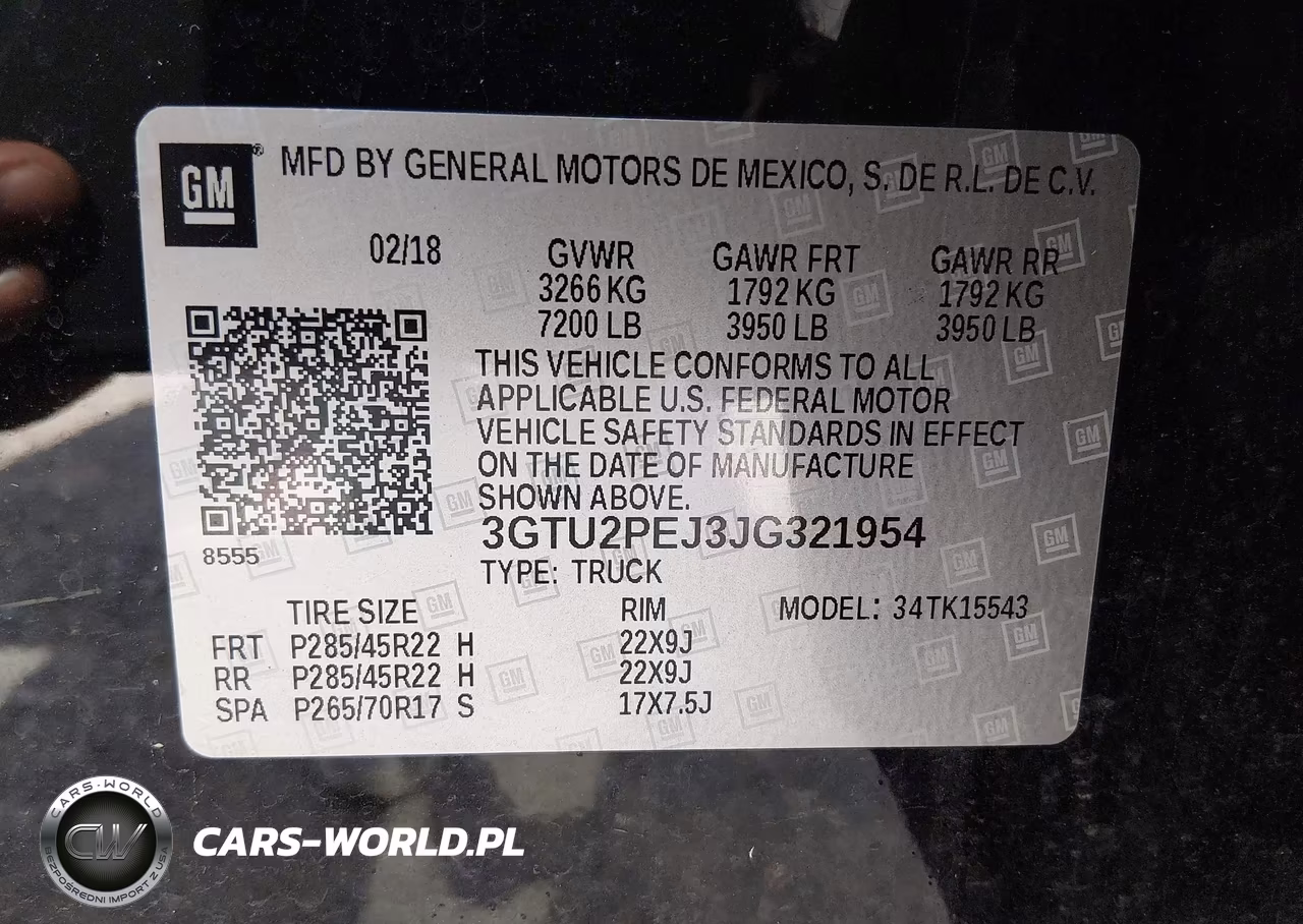 2018 GMC Sierra 1500 Denali VIN:3GTU2PEJ3JG321954 - 9