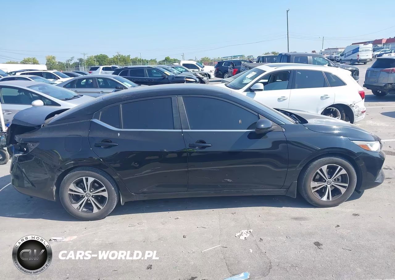 2021 Nissan Sentra Sv Xtronic Cvt VIN:3N1AB8CV0MY250129 - 14