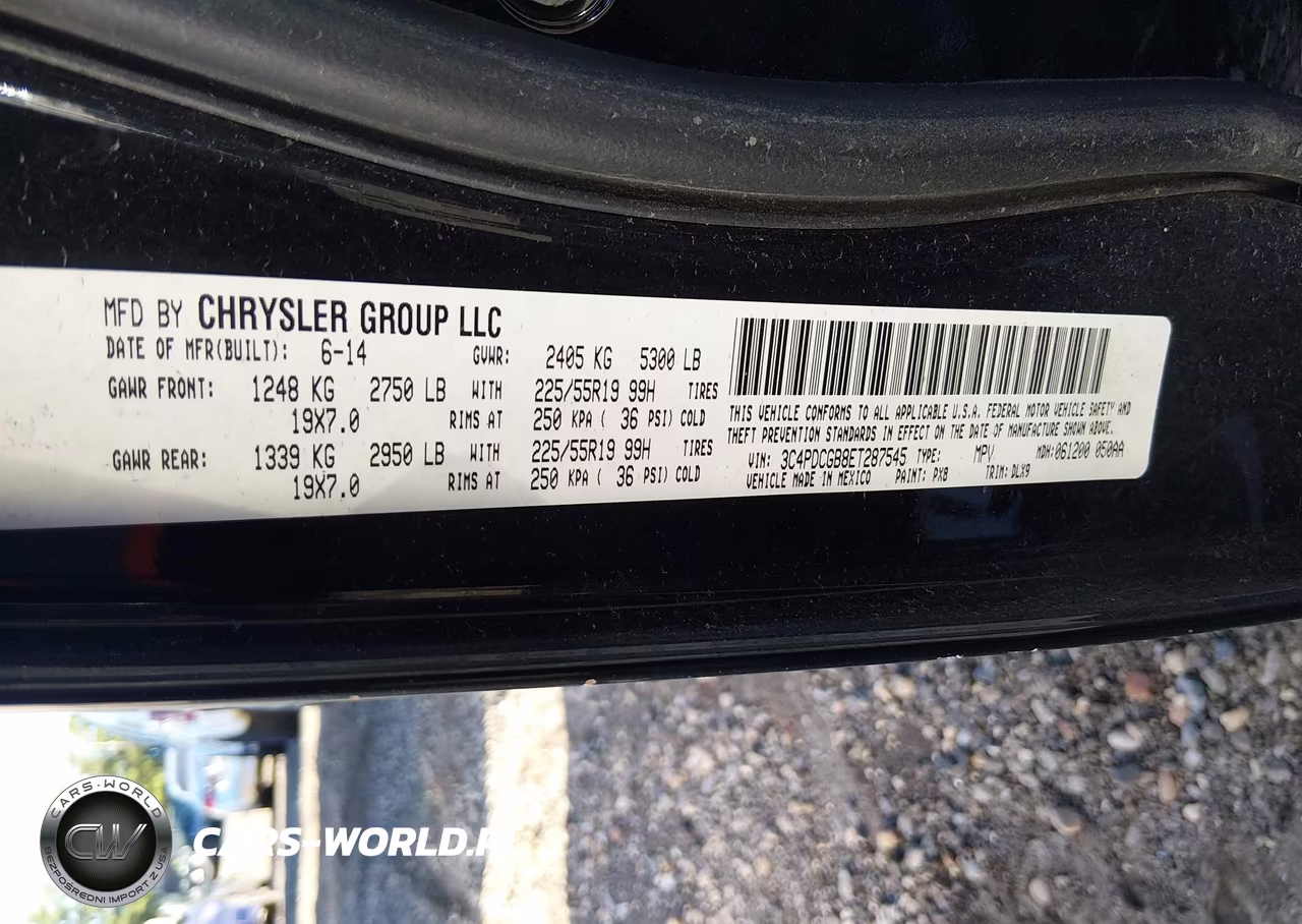 2014 Dodge Journey Crossroad VIN:3C4PDCGB8ET287545 - 9