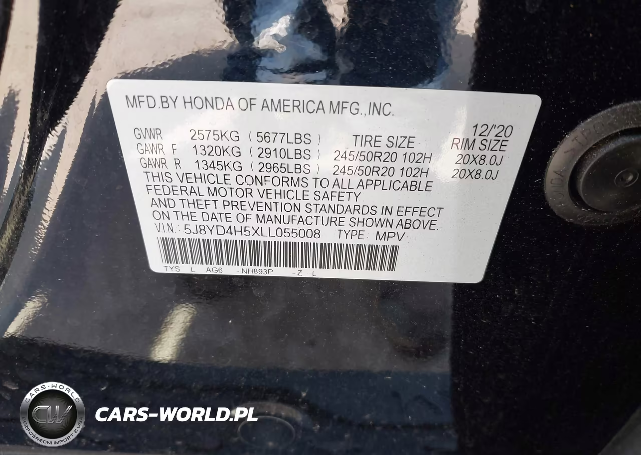 2020 Acura Mdx Technology Package VIN:5J8YD4H5XLL055008 - 9