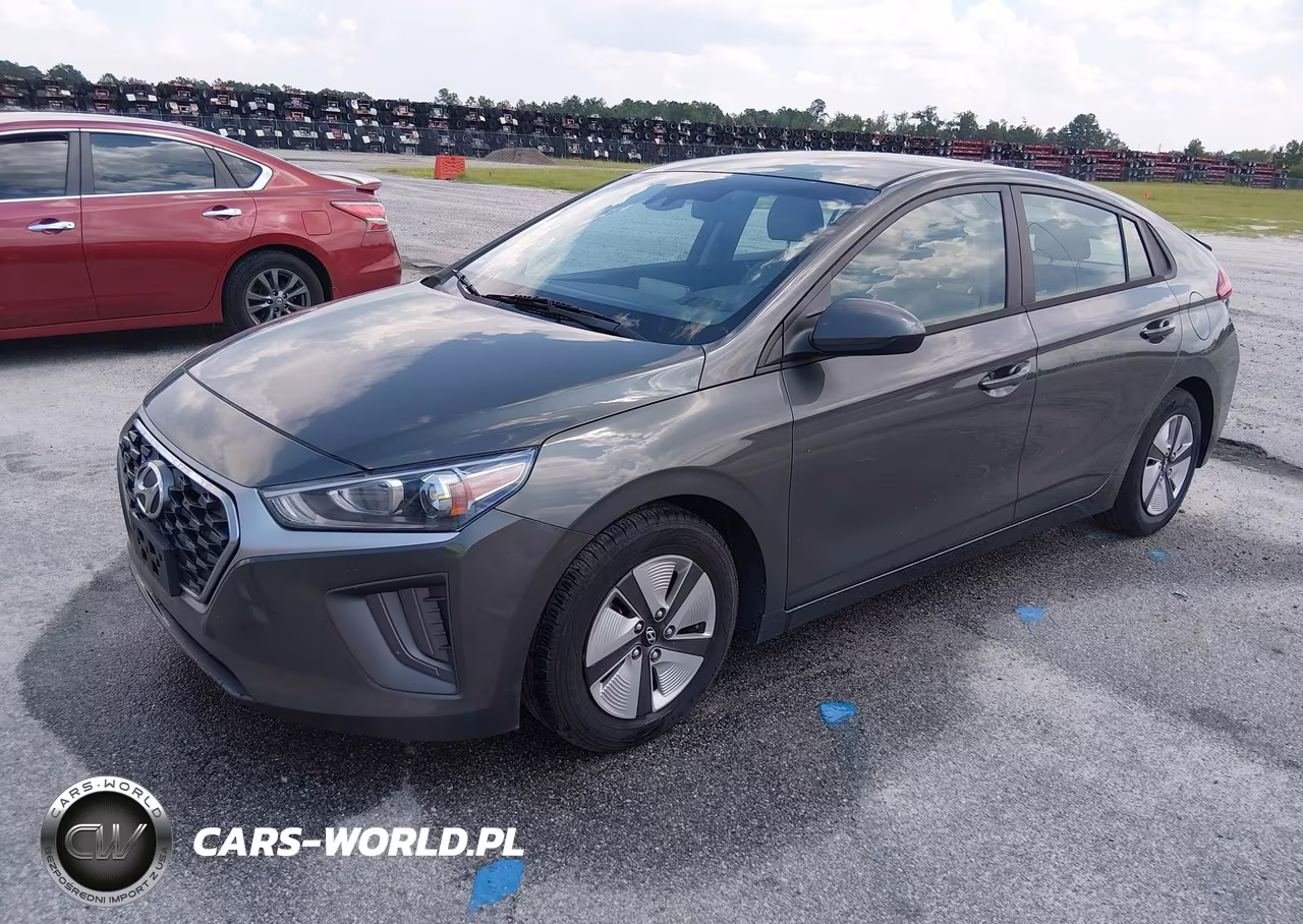 2021 Hyundai Ioniq Hybrid Blue VIN:KMHC65LC8MU247372 - 2