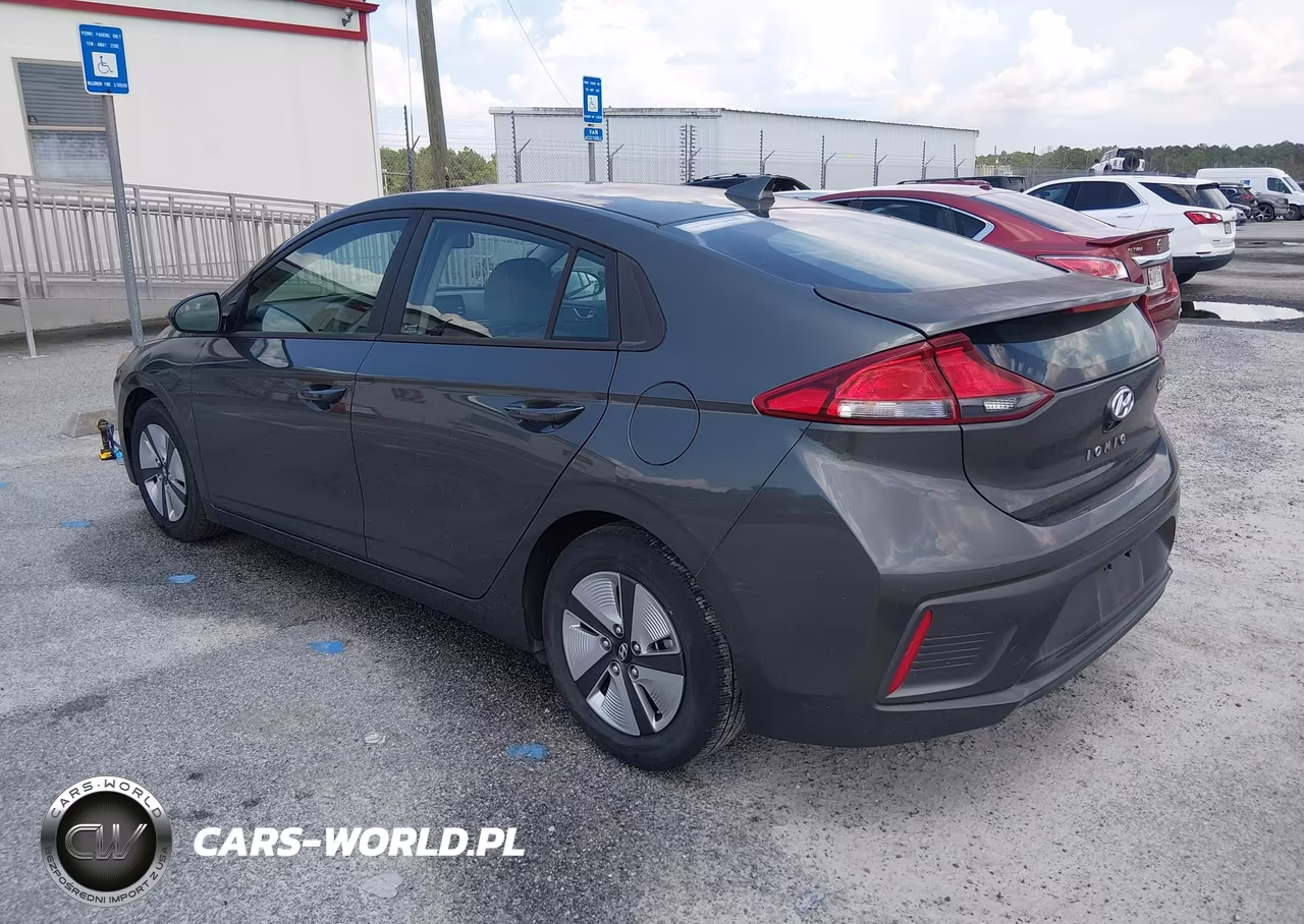 2021 Hyundai Ioniq Hybrid Blue VIN:KMHC65LC8MU247372 - 3