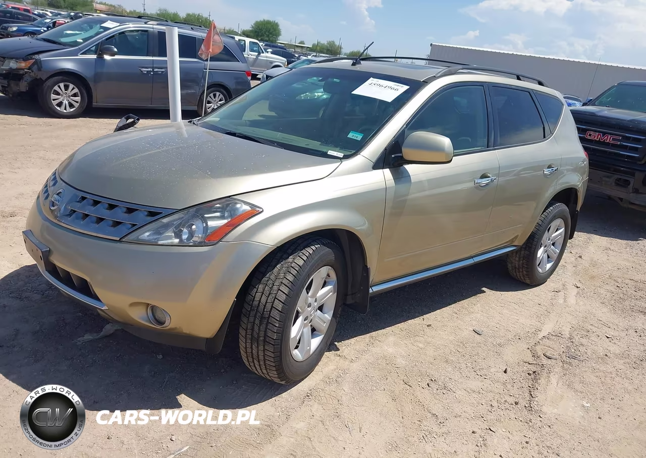 2007 Nissan Murano Sl VIN:JN8AZ08W67W656167 - 2