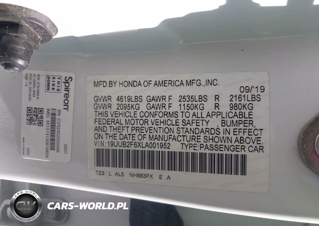 2020 Acura Tlx A-Spec-A-Spec W-Red Leather VIN:19UUB2F6XLA001952 - 9