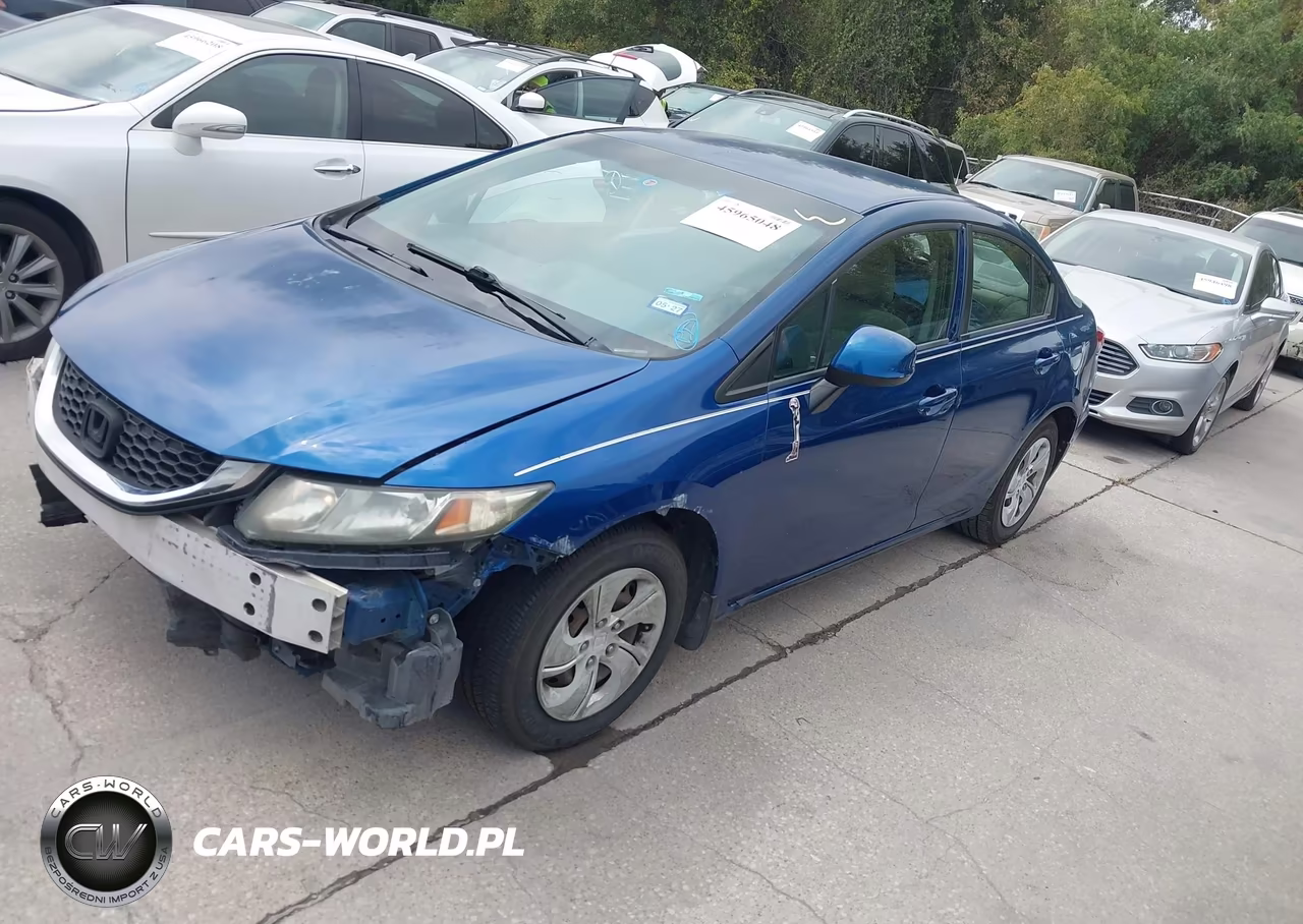2013 Honda Civic Lx VIN:2HGFB2F59DH510238 - 2