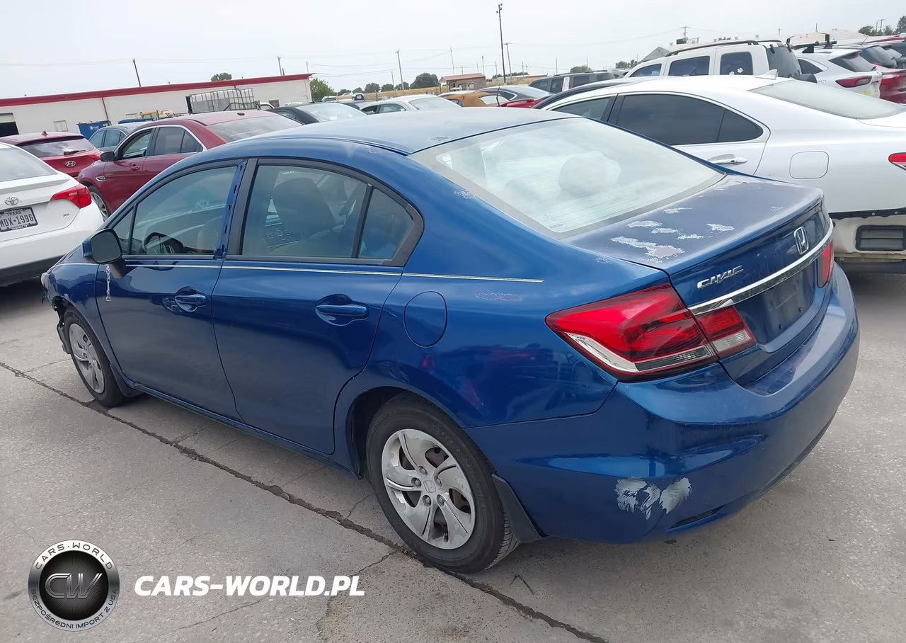 2013 Honda Civic Lx VIN:2HGFB2F59DH510238 - 3