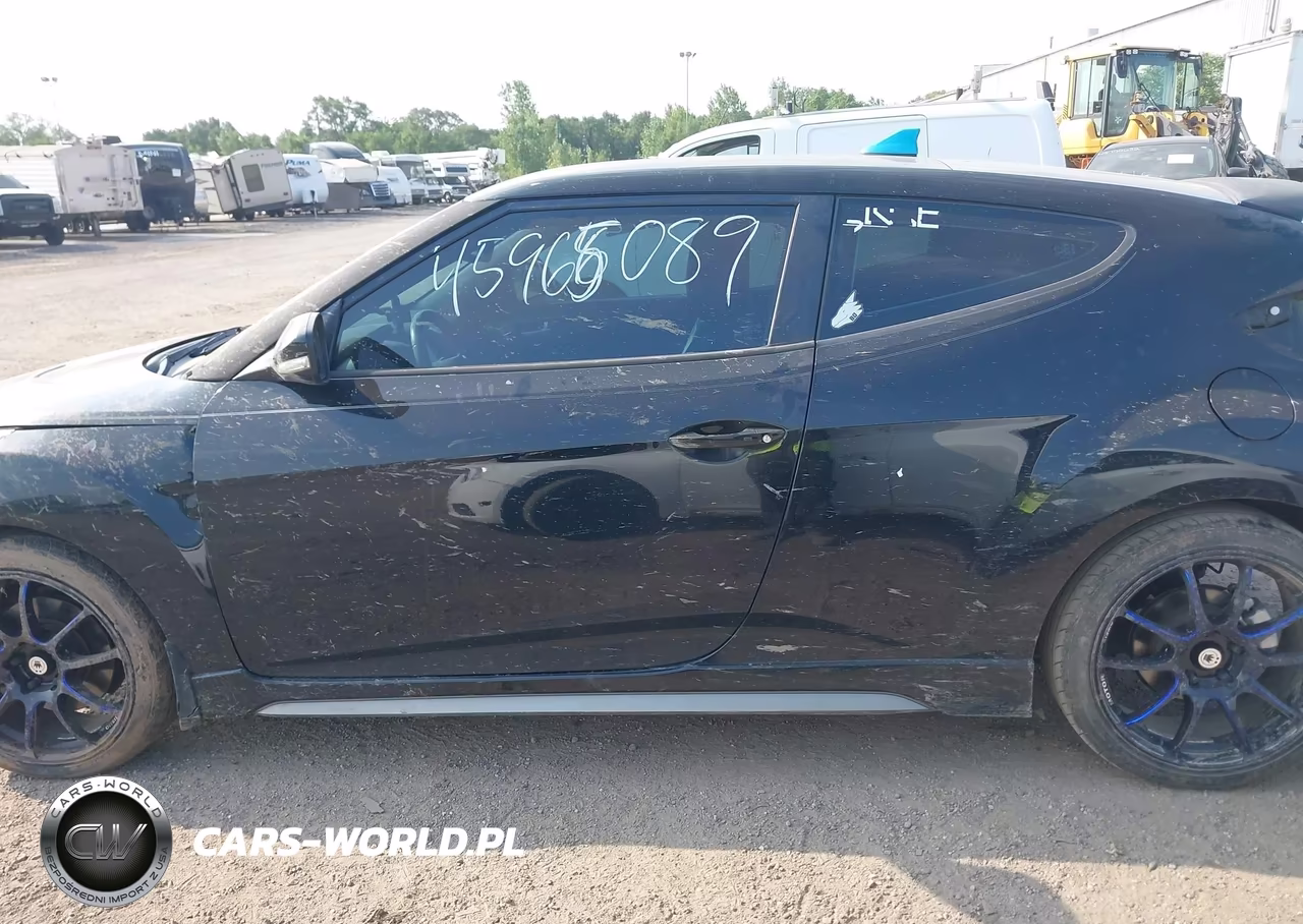 2013 Hyundai Veloster Turbo W-Blue VIN:KMHTC6AE2DU174258 - 15