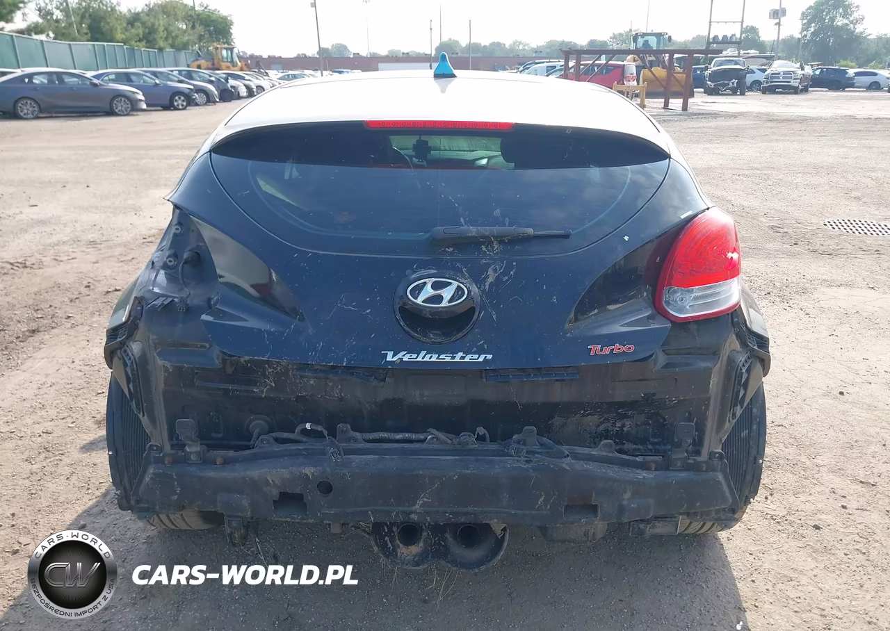 2013 Hyundai Veloster Turbo W-Blue VIN:KMHTC6AE2DU174258 - 17