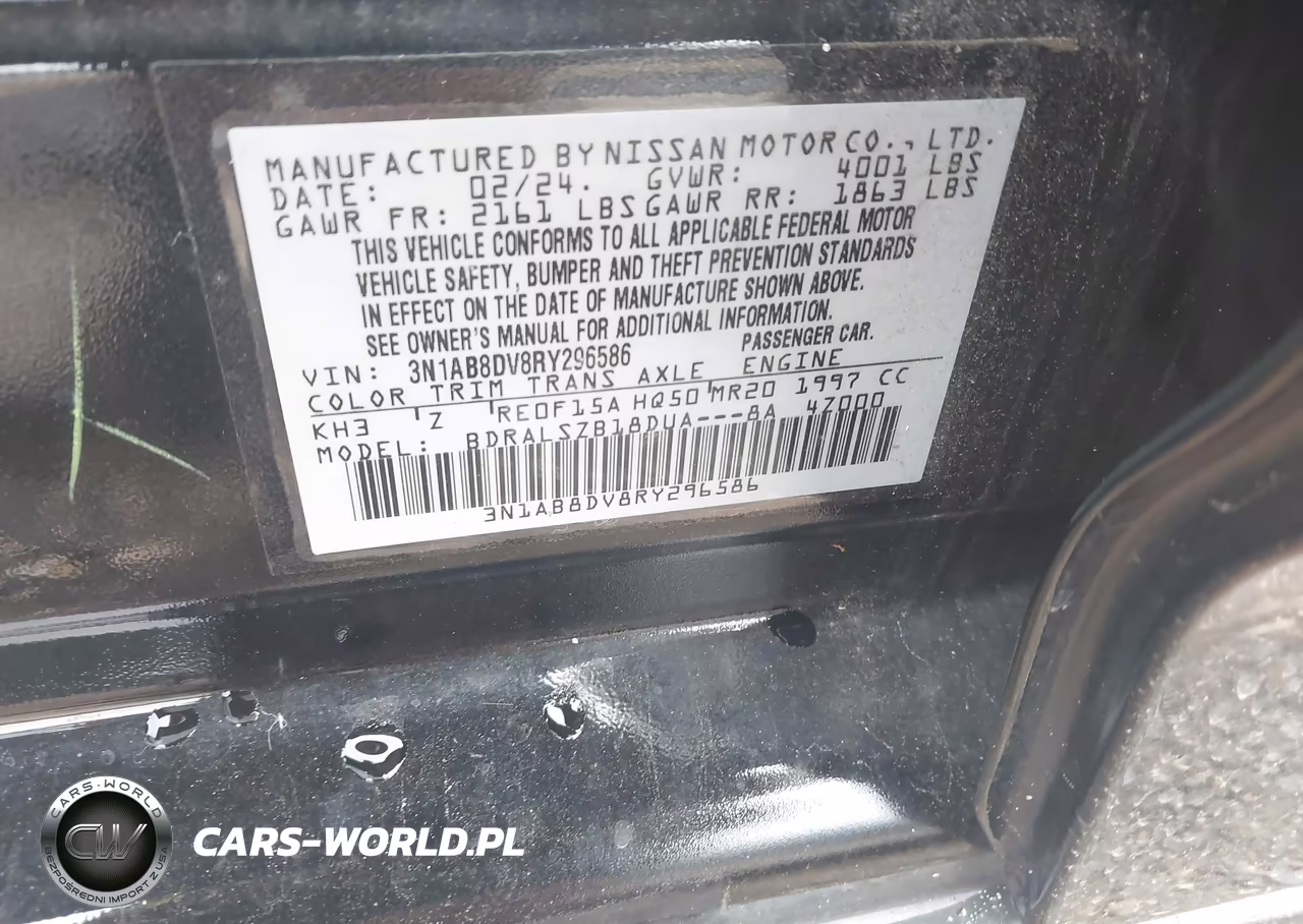 2024 Nissan Sentra Sr Xtronic Cvt VIN:3N1AB8DV8RY296586 - 9