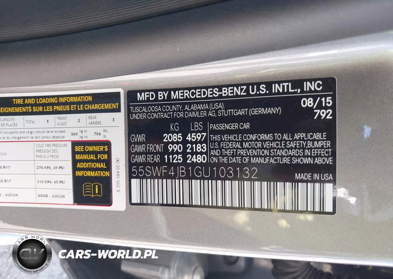 2016 Mercedes-Benz C 300 VIN:55SWF4JB1GU103132 - 9