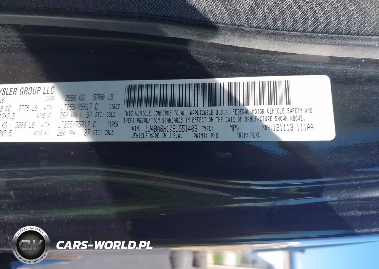 2011 Jeep Wrangler Unlimited Rubicon VIN:1J4BA6H10BL551403 - 9